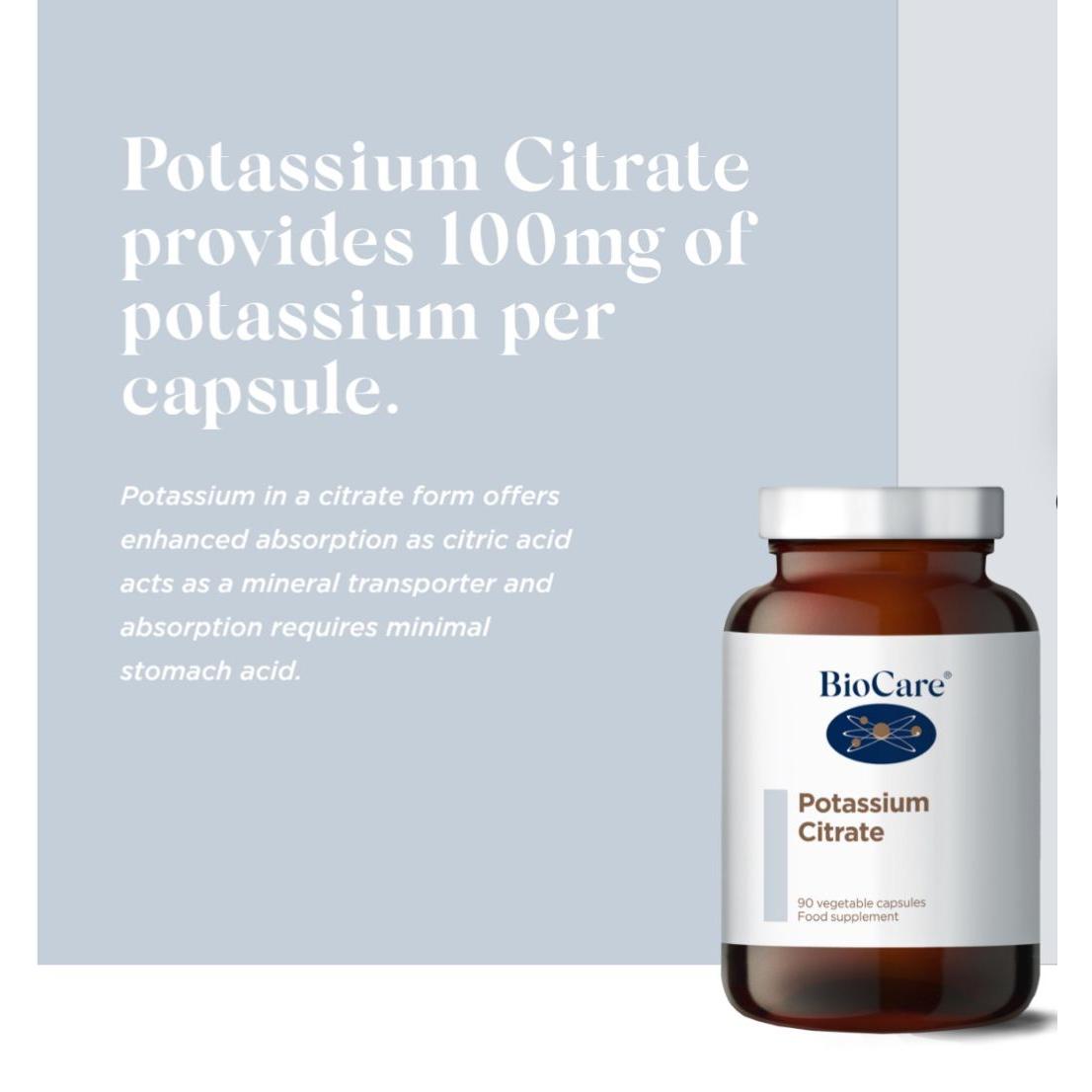 بايوكير سترات البوتاسيوم، 90 كبسولة نباتية