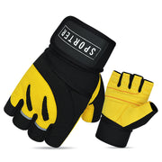 Sporter Weightlifting Gel Performer Gloves black/yellow Size Large