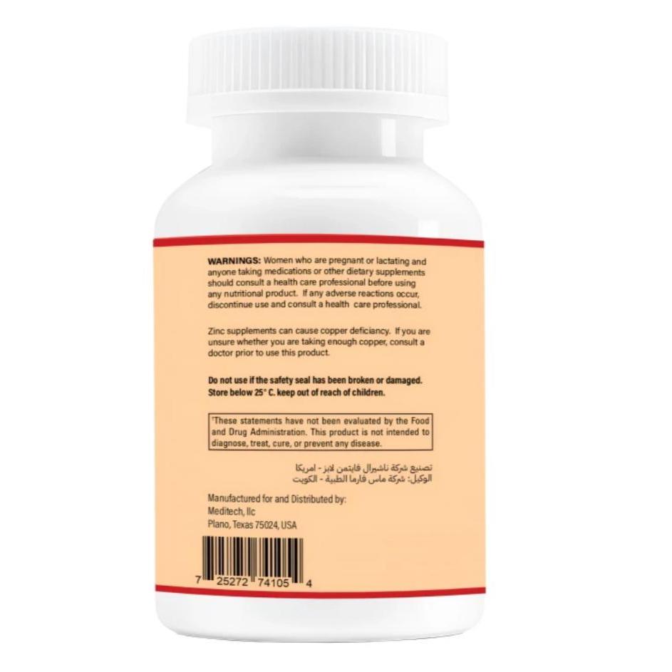 Meditech Zinc 50 mg 100 tablets