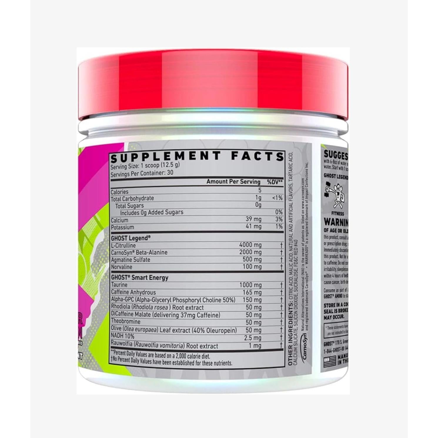 جوست، ليجند، ما قبل التمرين، وار هيدز، بطيخ حامض، 660 جم