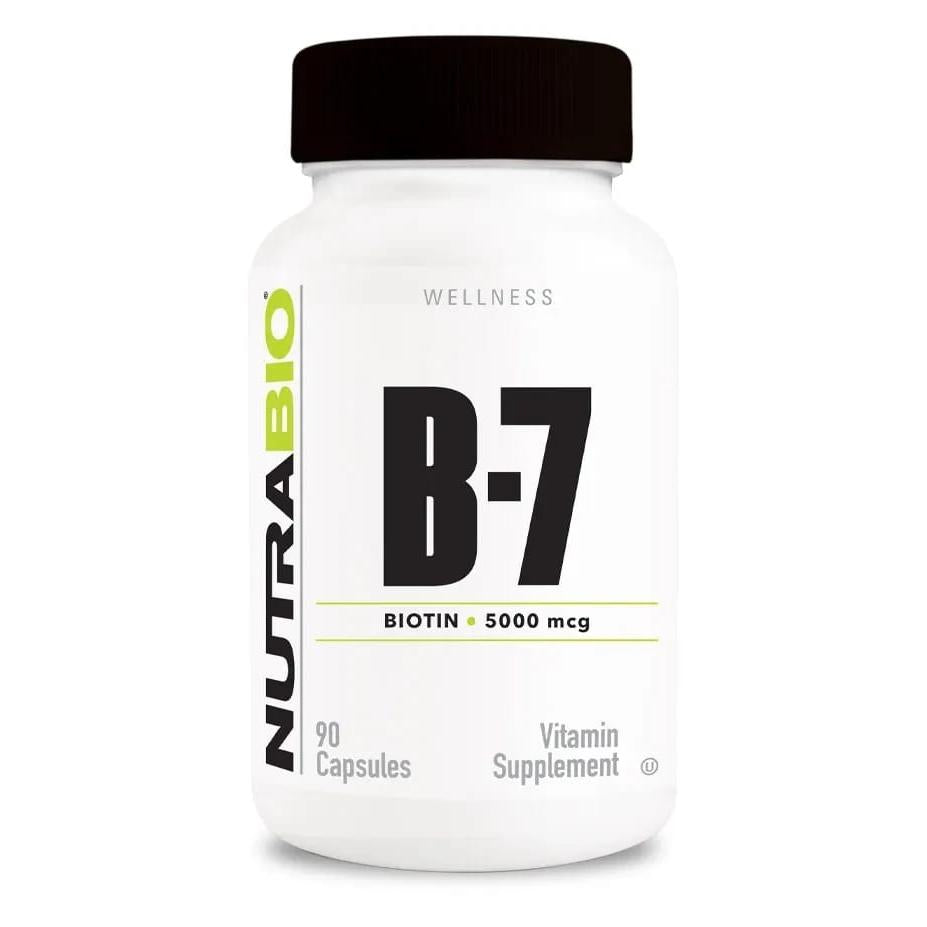 نيوترا بيو بيوتين (فيتامين ب-7)، ٥٠٠٠ ميكروغرام، ٩٠ كبسولة