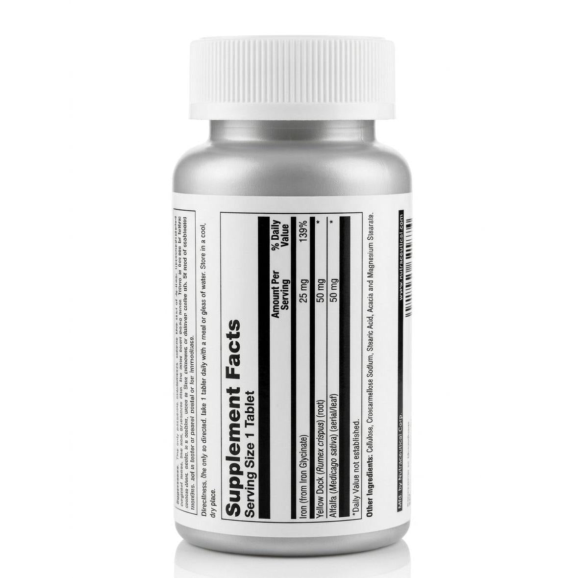 KAL Iron Glycinate 25 mg 90 Tablets