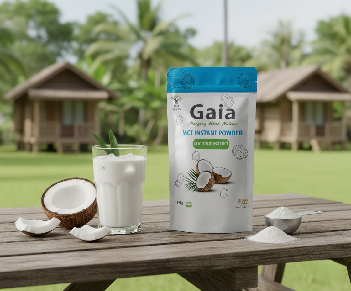 Gaia MCT Instant Powder From 100% Coconut Extract 150g