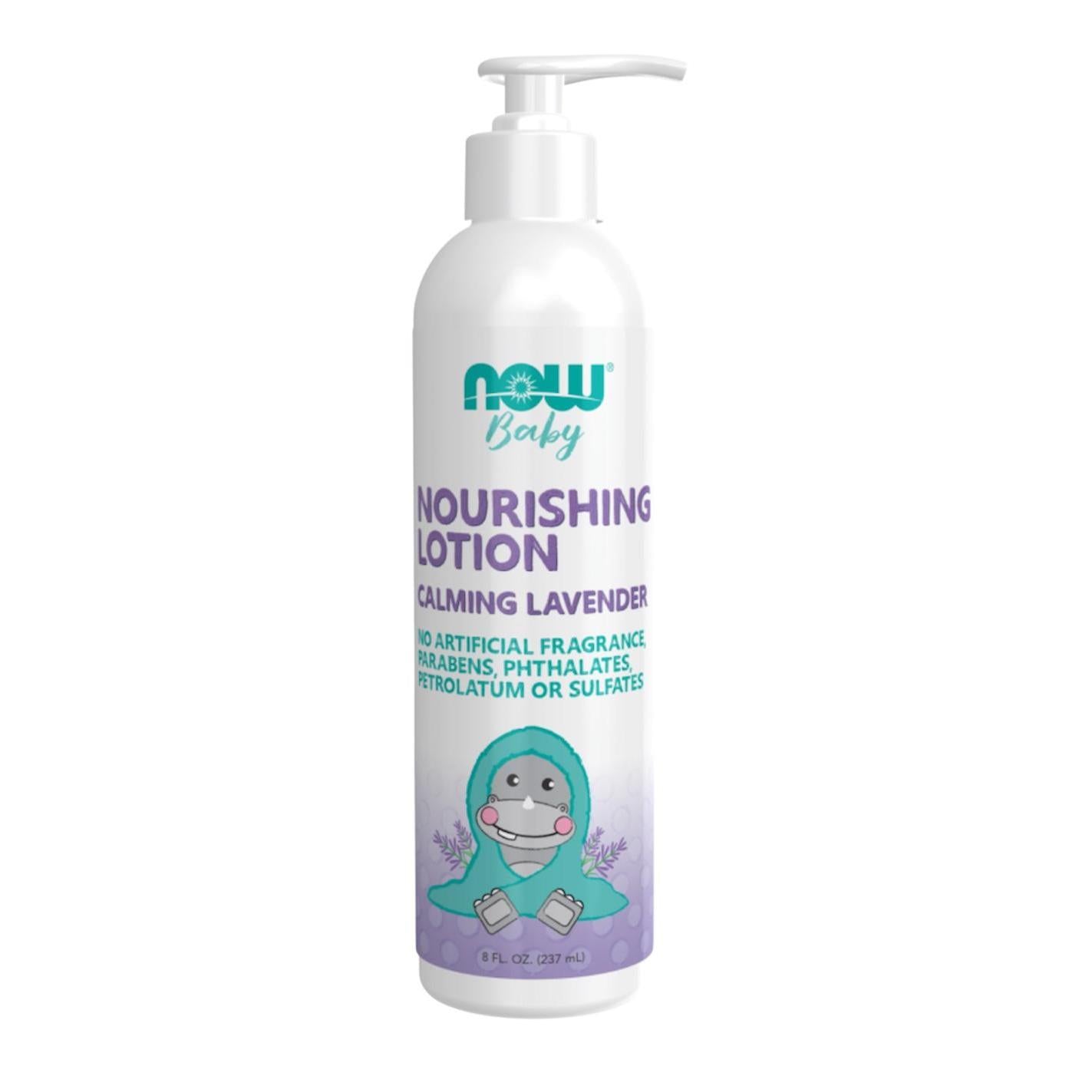 NOW Foods Nourishing Baby Lotion, Calming Lavender 237ml
