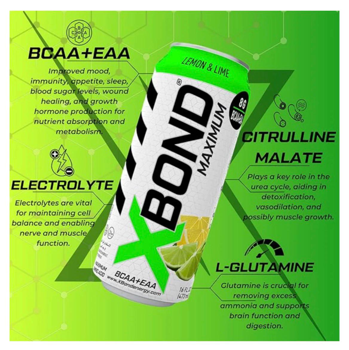 XBond Maximum BCAA+EAA LEMON & LIME Expanded 473ml