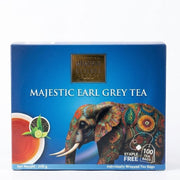 MEMENTO CEYLON LOVERS - Majestic Earl Grey Tea - 100 Staple-Free Individually Wrapped Tea Bags - Net Weight: 200g