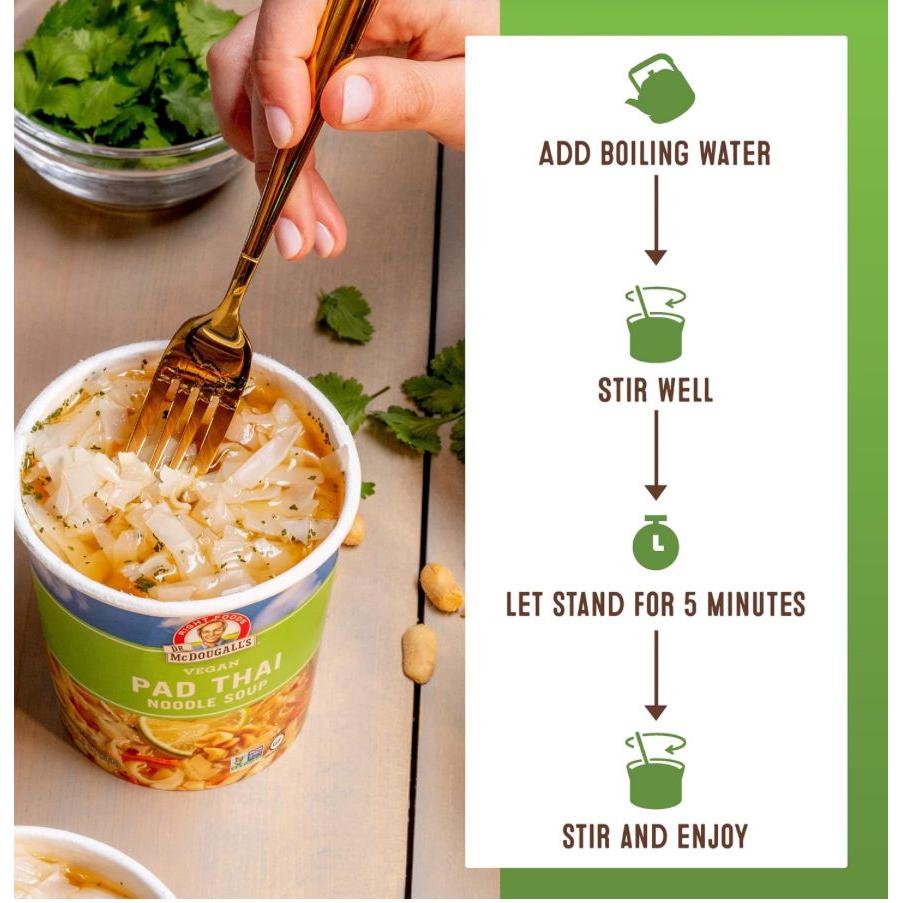 Dr. McDougall's Pad Thai Noodle Big Soup Cup 56g