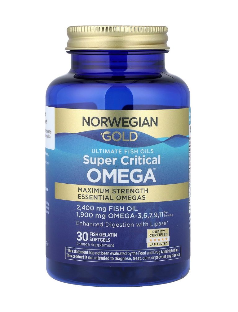 رينيولايف سوبر أوميغا 3 زيت السمك النرويجي الذهبي 30 كبسولة