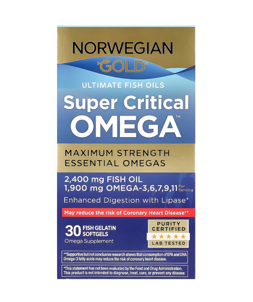 رينيولايف سوبر أوميغا 3 زيت السمك النرويجي الذهبي 30 كبسولة