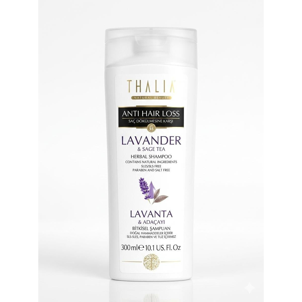 Thalia Lavander & Sage Tea Anti Hair Loss Herbal Shampoo 300ML