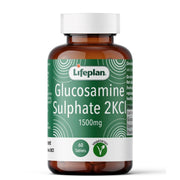Lifeplan Glucosamine Sulphate 2KCl 1500mg 60 High Potency Vegetarian Tablets
