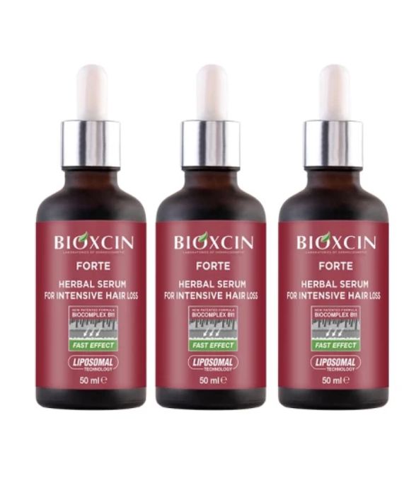 سيروم بيوكسين لعلاج تساقط الشعر الشديد (3 عبوات × 50 مل)