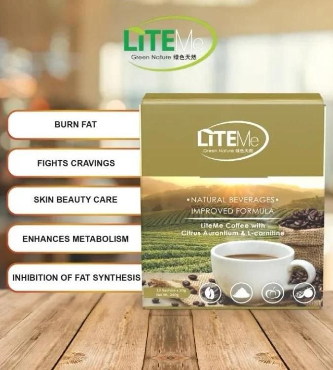 LiteMe Green Coffee with Citrus Aurantium & L-Carnitine (12 Sachets)
