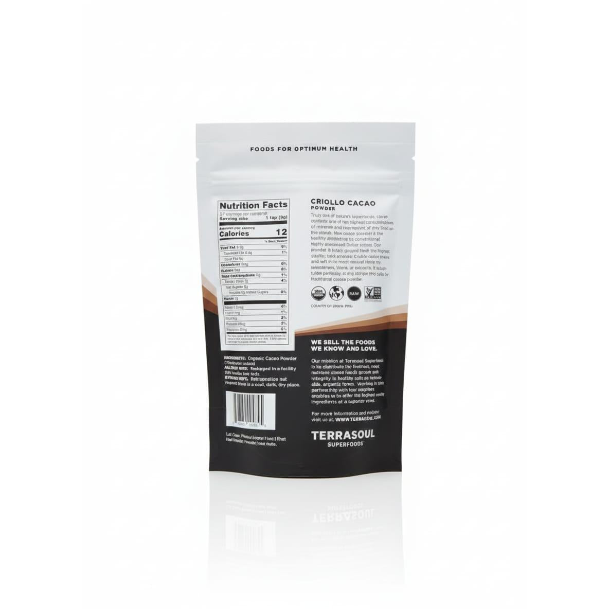 Terrasoul Superfoods Organic Cacao Powder 113g