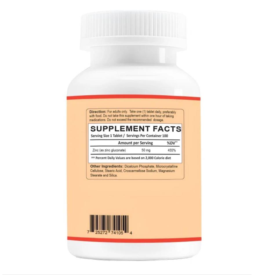 Meditech Zinc 50 mg 100 tablets