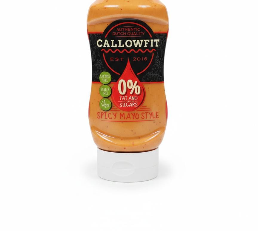 Callowfit SPICY MAYO STYLE No Added Sugar No Fat Vegan 300ml