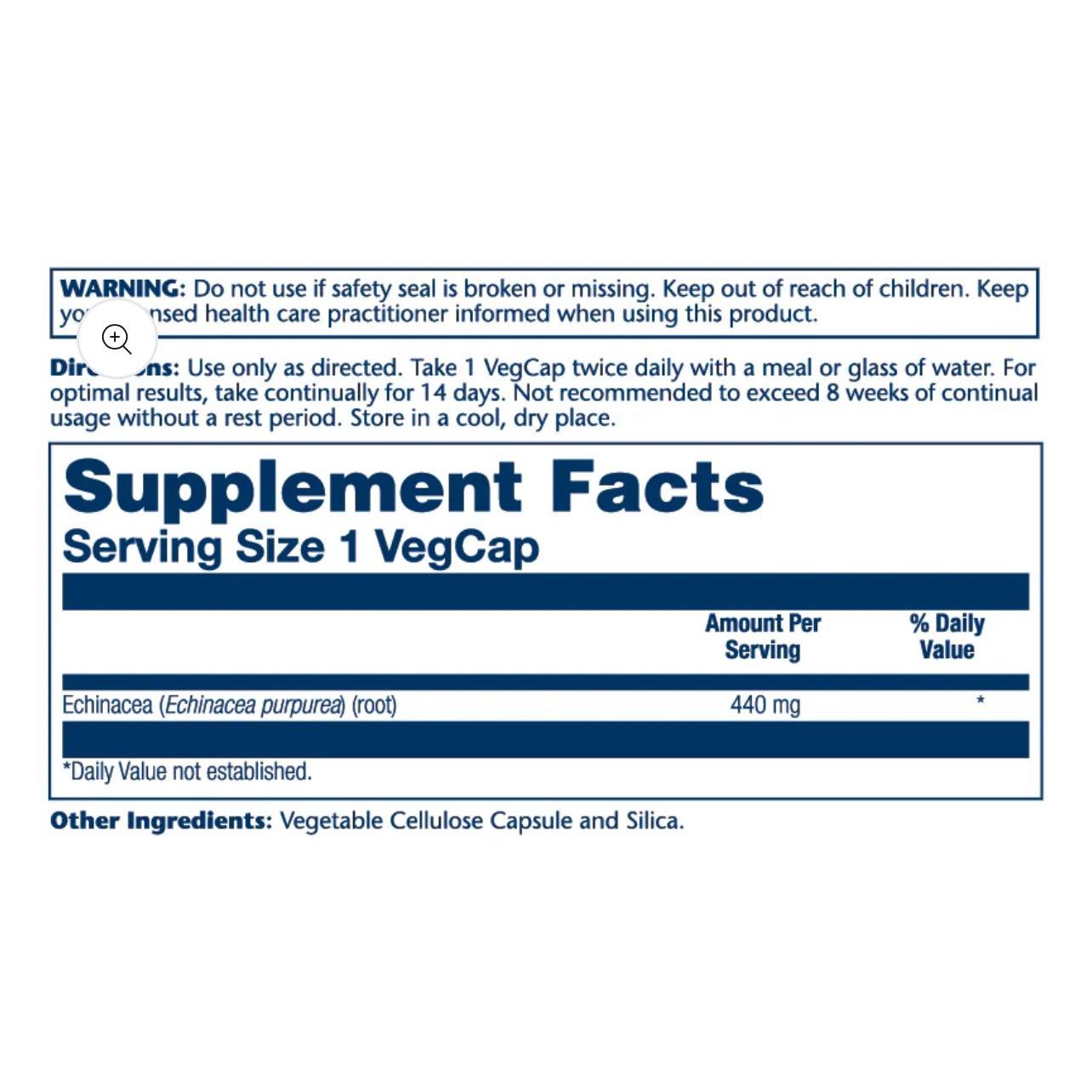 سولاراي عشبة الاكناسيا لدعم المناعة الطبيعية 100 كبسولة نباتية