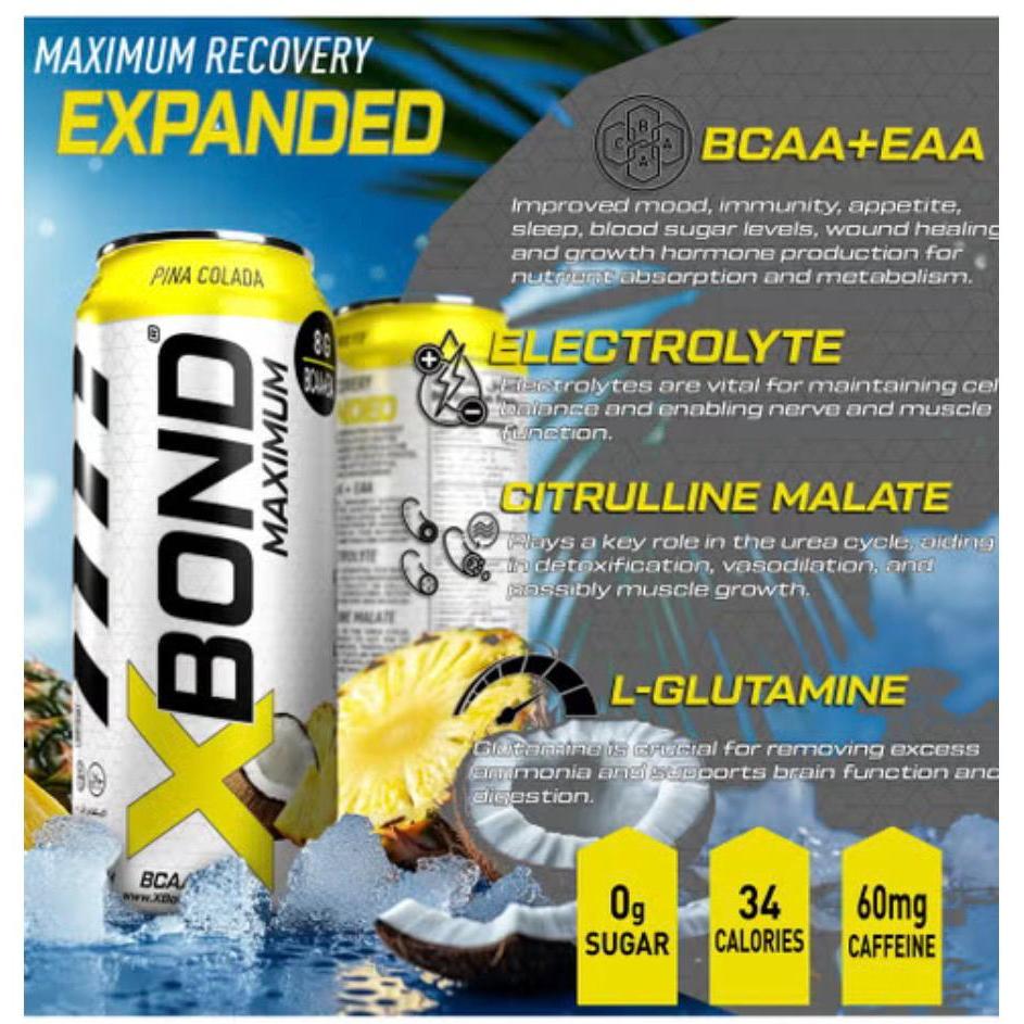 XBond Maximum BCAA+EAA Pina Colada Expanded 473ml