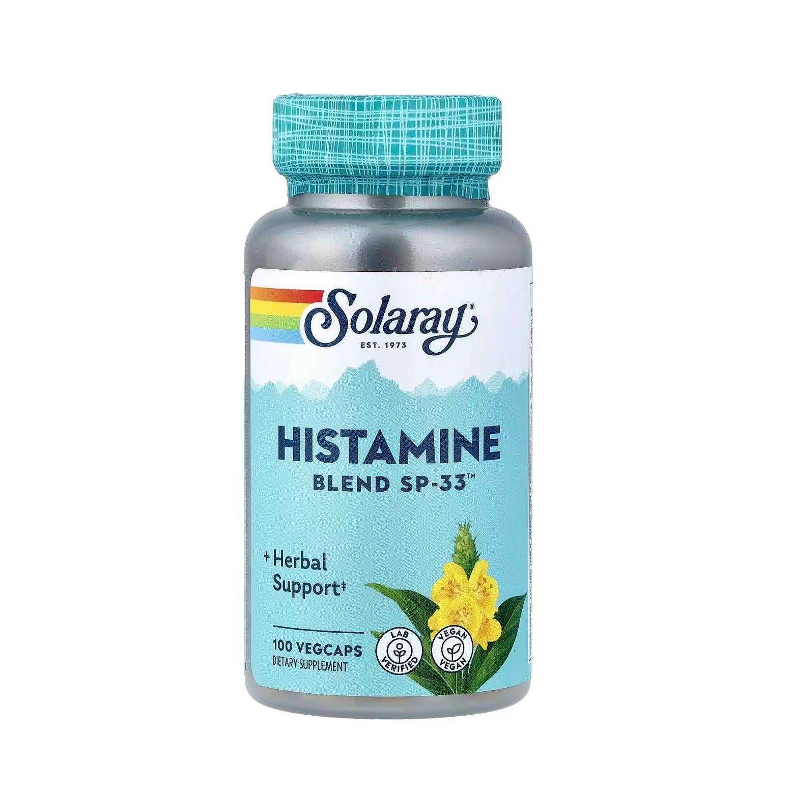 Solaray Histamine Blend SP-33, 100 VegCaps