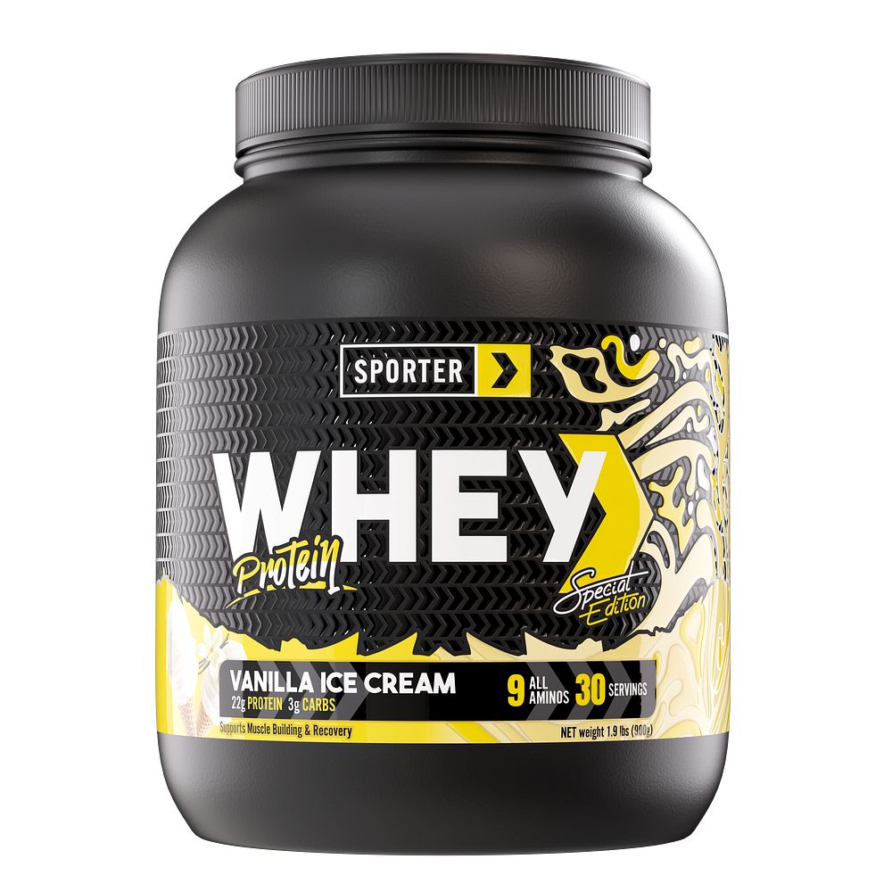 Sporter - Whey Protein Powder - Special Edition Vanilla Ice Cream(900g)