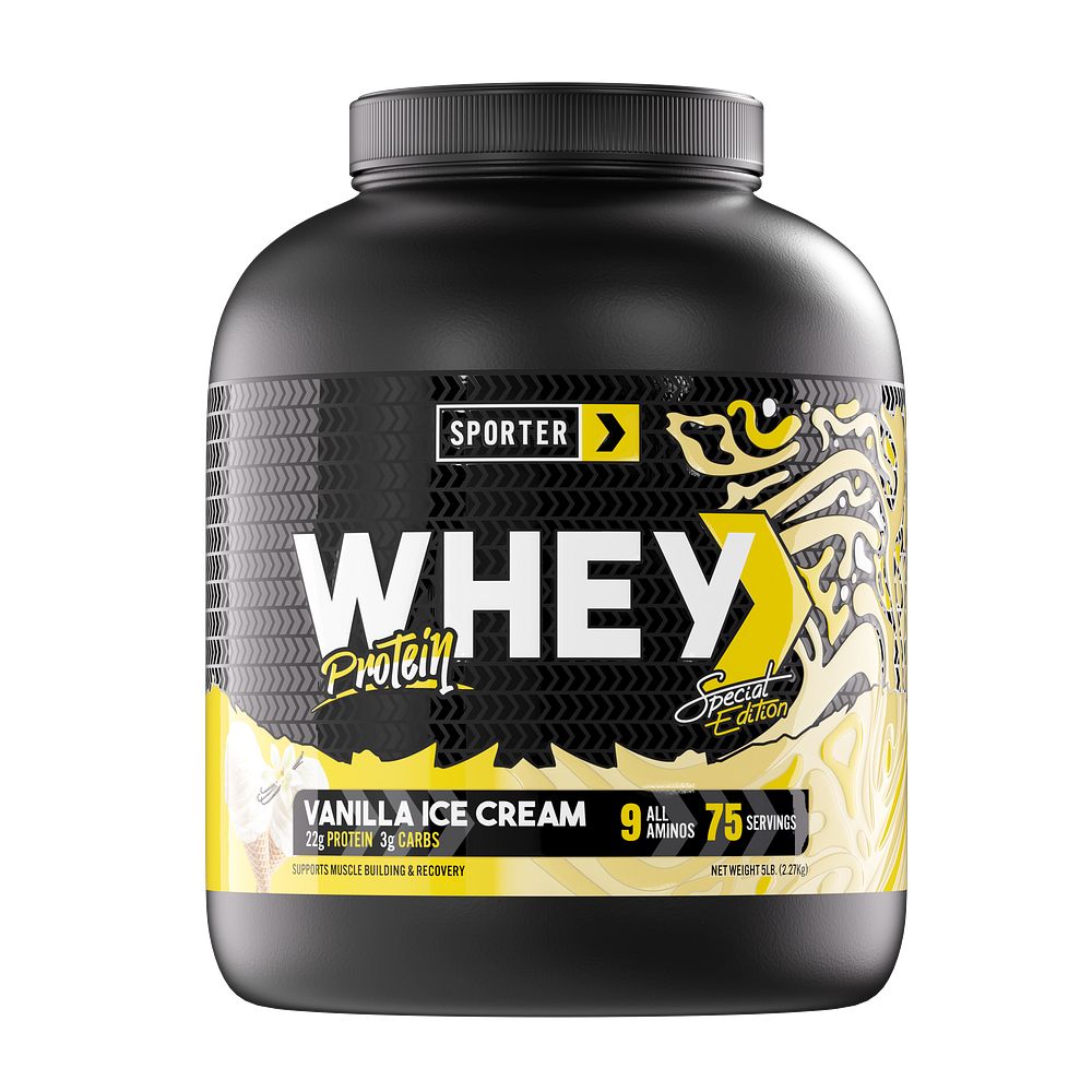 Sporter - Whey Protein Powder Vanilla Ice Cream 2.27KG