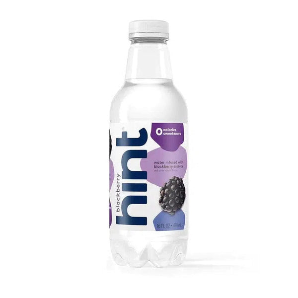 hint water blackberry 0 Calories 0 Sweeteners 474ml