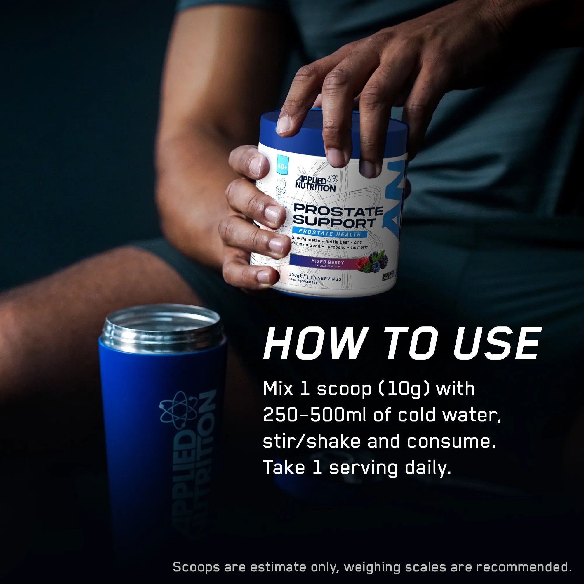 Applied Nutrition Prostate Support, Tropical Punch, Supports Prostate Health 300g