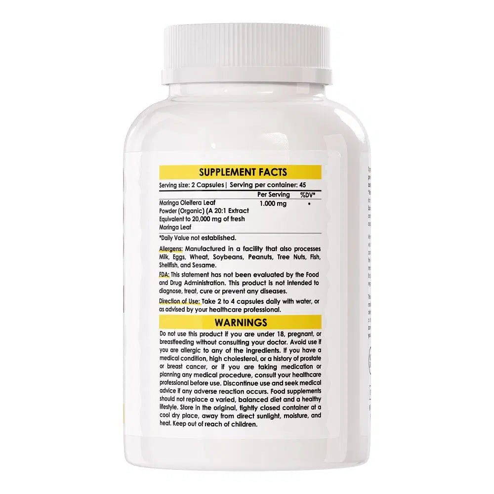 Sporter Moringa 20,000mg Extract Equivalent 90 cap