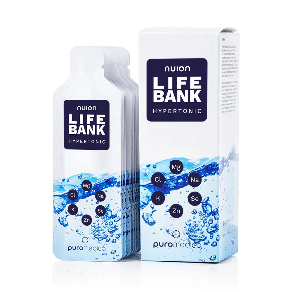 Puromedica Nuion Life Bank Hypertonic Minerals Electrolytes 12 sachets