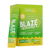 Sporter Blaze Electrolyte No Added Sugar Vegan Lemon Lime 20 Sticks