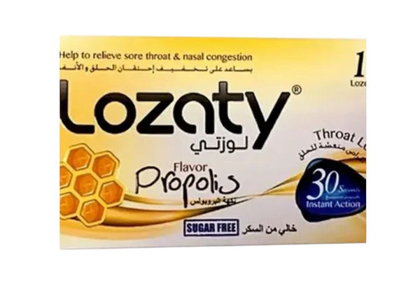 Lozaty Throat Lozenges Propolis 16 Sugar Free