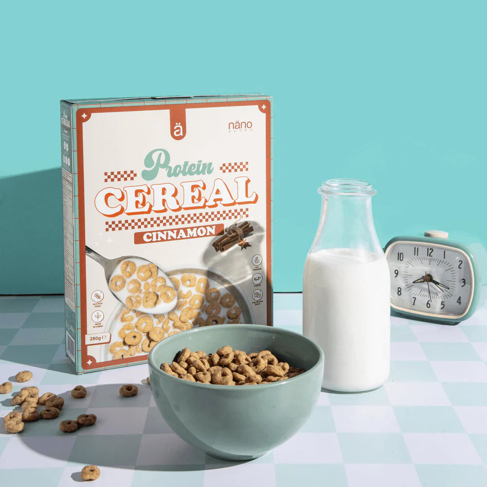 Nano Supps A Protein Cereal Cinnamon Vegan and Gluten-Free 250g