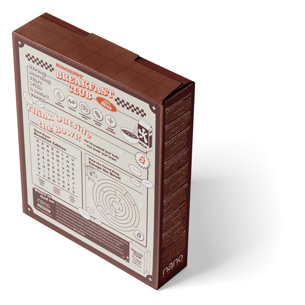 Nano Supps A Protein Cereal Chocolate Vegan and Gluten-Free 250g