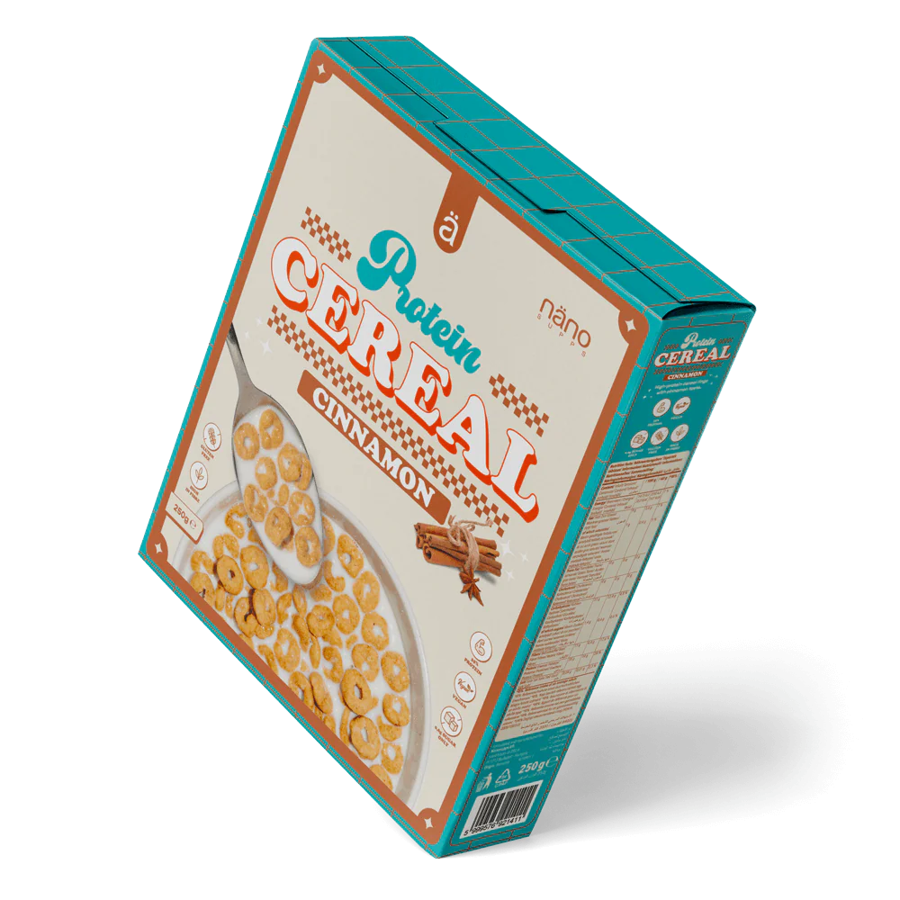 Nano Supps A Protein Cereal Cinnamon Vegan and Gluten-Free 250g
