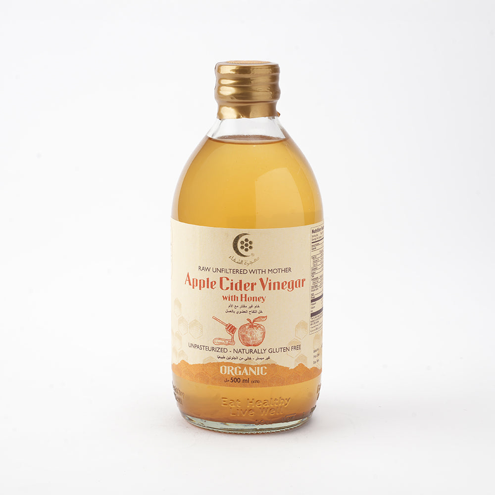 Mujezat Al Shifa Organic Apple Cider Vinegar with Honey 500ml