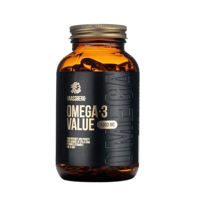 Grassberg Omega 3 Value 1000MG 60CAPS