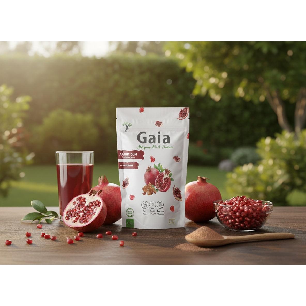 غايا العربية صمغ غايا العربي بريبايوتك بنكهة الرمان 150غم