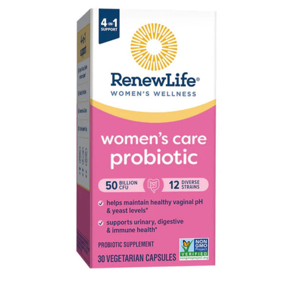 Renew Life Women's Care Probiotic Capsules, 50 Billion 30 Capsul