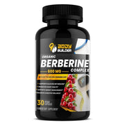 Body Builder Organic Berberine Complex with Bitter Melon 30 Veggie Capsules