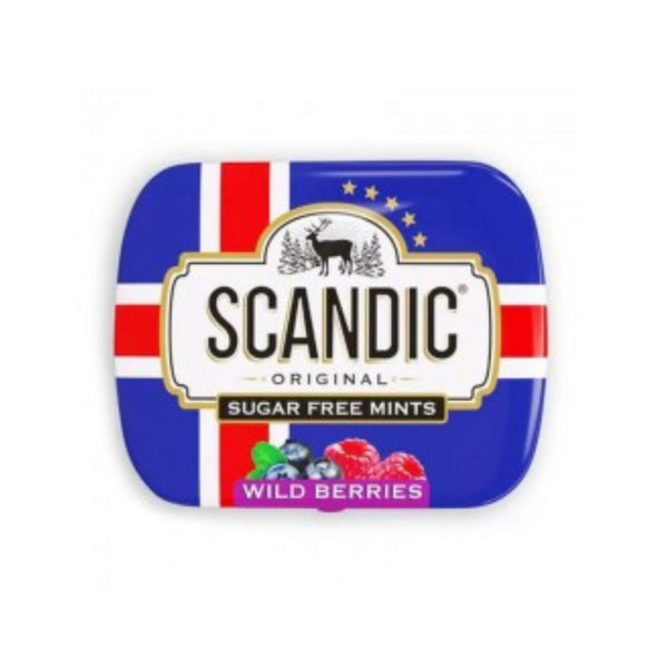 Scandic Sugar Free Mints Scandic Fresh Wild Berries 14g